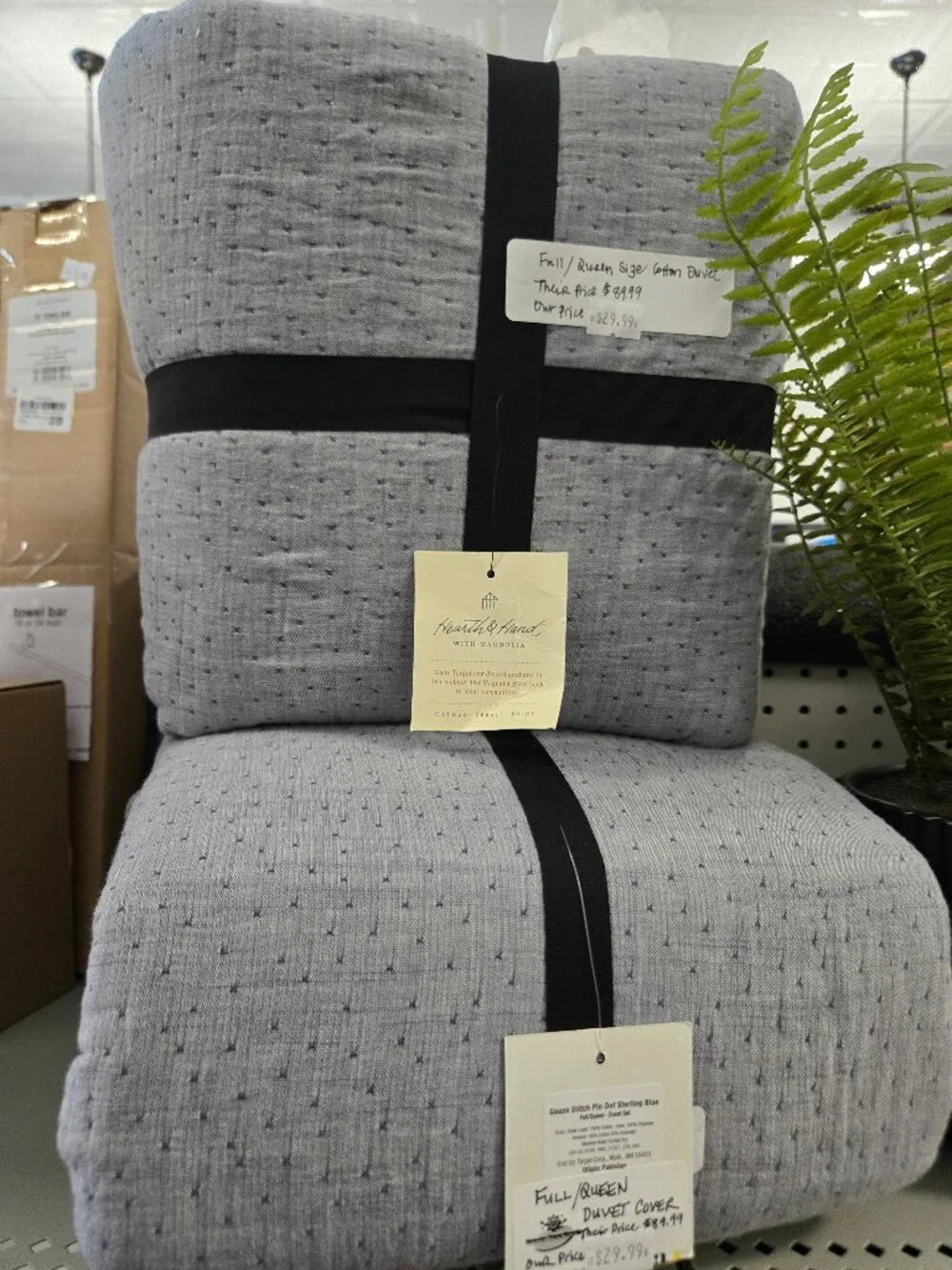 Hearth & Hand with Magnolia Full/Queen size Cotton Duvet